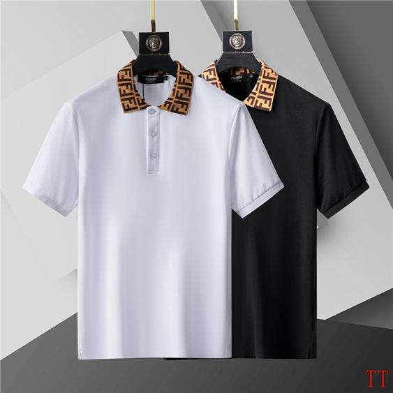 Picture of Fendi Polo Shirts Short _SKUFendiM-3XL20tx7628170